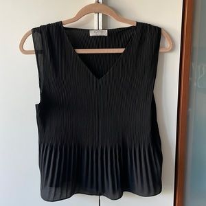 Babaton Damian Pleated Blouse | Aritzia